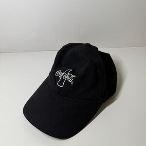 Apollo Coca-Cola Hat Baseball Cap Embroidered Logo Black Adjustable
